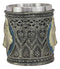 Ebros Gift Alpha Direwolf Wolf Celtic Tribal Magic Resin 16oz Drinking Mug With Stainless Steel Rim Figurine For Coffee Tea Cereal Drinks Halloween Kitchen Dining Decor Of Timber Wolves
