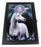 Spirit Enlightenment Sacred Unicorn Art Tile Wooden Tarot Cards Decorative Box