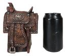 Rustic Western Cowboy Horse Saddle Lone Star Money Coin Savings Piggy Bank
