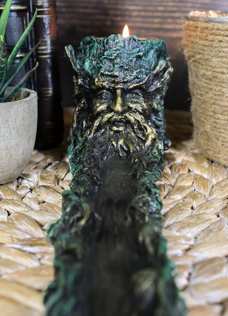 Forest Ent Nature Tree God Greenman Votive Candle Holder Incense Burner