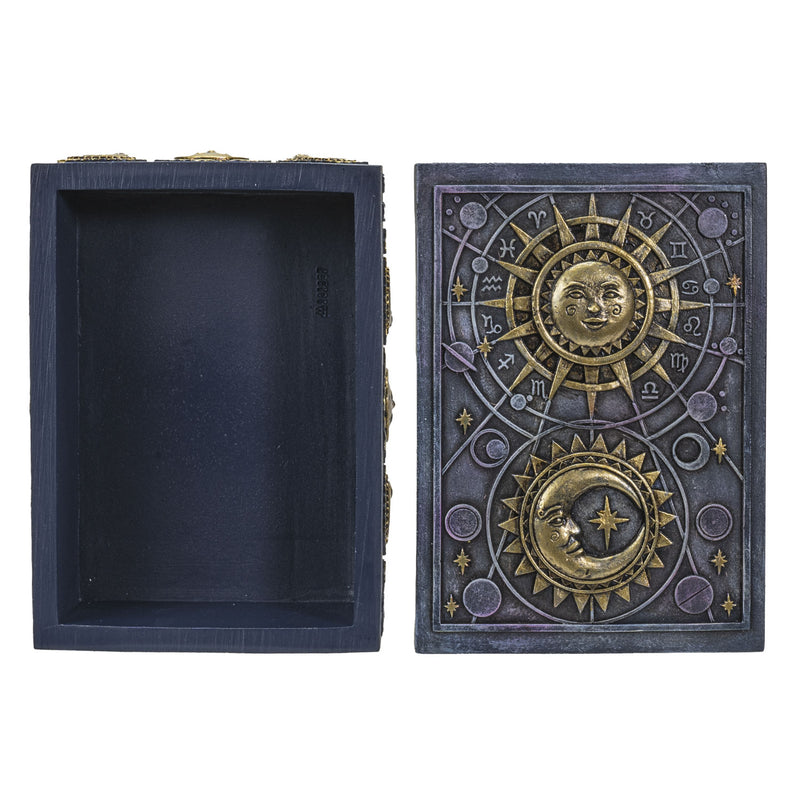 Fortune Telling Celestial Astrology Sun And Moon Tarot Cards Decorative Box