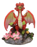 Ebros Apple Garden Dragon by Stanley Morrison Home Decor Statue
