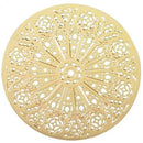 Ebros Washington Cathedral Rose Window Ornament 2.75"Diameter 2D Hanging Decor
