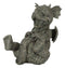 Ebros Whimsical L.O.L Soul Garden Laughing Out Loud Dragon Statue 7.75" Tall Faux Stone Resin Finish Hilarious LOL Fantasy Animated Dragons Welcome Guest Greeter Decor Figurine