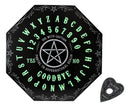 Glow in The Dark Octagonal Pentagram Star Ouija Spirit Board Game W/ Planchette
