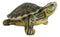 Lifelike Yellow Bellied Slider Turtle Tortoise Figurine 4.75"L Zen Feng Shui