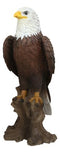 American Pride National Emblem Bald Eagle Statue 16.5"H Independence Day Glory