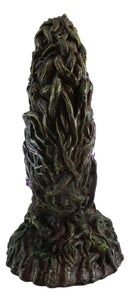 Ebros Purple Dream Dragon Nestling in Greenman Crescent Moon LED Figurine