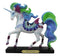 Ebros Rose Khan Fantasy Mystic Ocean Unicorn Mare Horse Figurine 6.75"H Statue