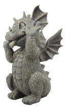 Ebros Whimsical Garden Dragon Making Funny Faces Statue 10.25" H Figurine
