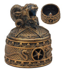 Baphomet Backflow Incense Cone Burner Trinket Jewelry Box