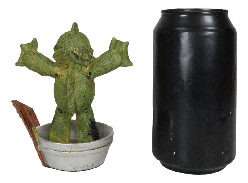 Ebros Pinheadz Monster with Voodoo Stitches Figurine 4.25"H (Gill Man Creature)