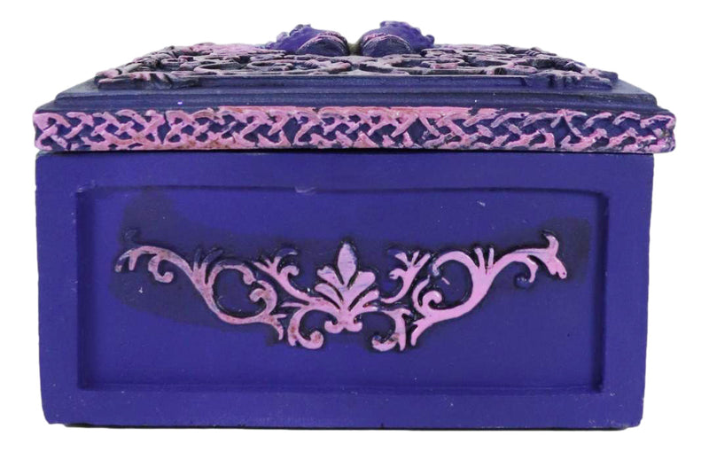 Wicca Fortune Telling Scrying Crystal Ball With Palms Tarot Cards Decorative Box