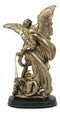 Ebros Byzantine Catholic Church Archangel Michael Slaying Lucifer Statue 8"H