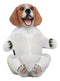 Ebros Adorable Small Hound English Tricolor Beagle Salt and Pepper Shaker Holder