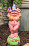 Ebros Summer Of Love Flower Child Hippie Lady Gnome Statue Peace Lovin Mrs Gnome