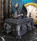 Celtic Knotwork Alchemy Dragon Guarding The Saint George Tomb Decorative Box 7"L