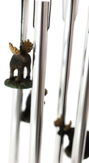 The Emperor North American Moose Resonant Relaxing Wind Chime Garden Patio