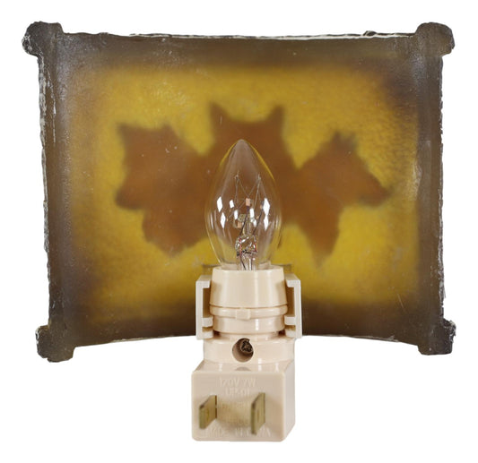 Rustic Western Wolfpack Gray Wolves Faux Birchwood Wall Plug In Night Lights - Ebros Gift