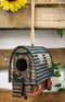 Rustic Western Country Camper Trailer Cabin Birdhouse Tree Hanging Bird Feeder