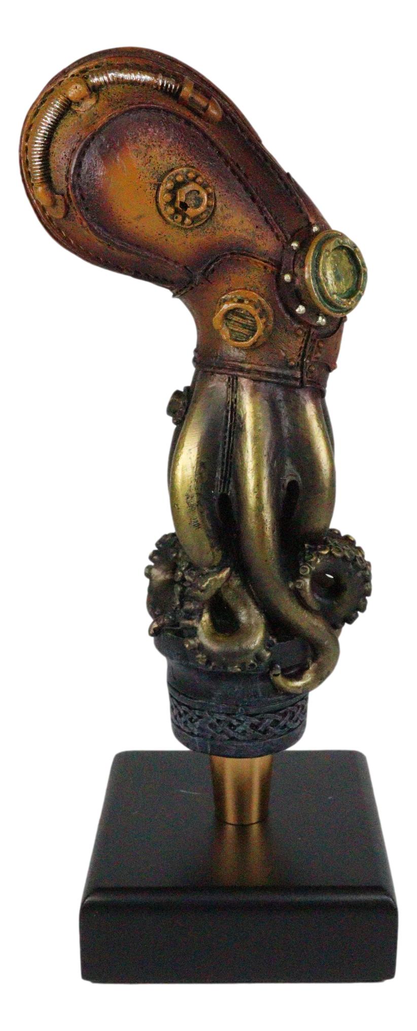 Ebros Steampunk Octopus Marine Marauder Novelty Beer Tap Handle Figurine With Base