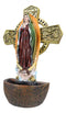 Ebros Lady of Guadalupe Holy Water Font Wall Decor 6.75 Inches Tall Catholic