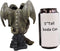 Ebros Winged Ram Horned Gargoyle Sitting On Cathedral Pedestal Statue 6" High