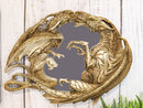 Medieval Arthur Fantasy Morgan Theomachia Feud Of Dragon Gods Wall Mirror Plaque
