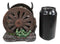 Ebros Western Bull Skull By Wheel Wagon And Barrels Salt Pepper Shakers Napkin Holder