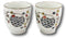 Pack Of 4 Japanese Sakura Cherry Blossom White Crane Ceramic Tea Cups Teacups