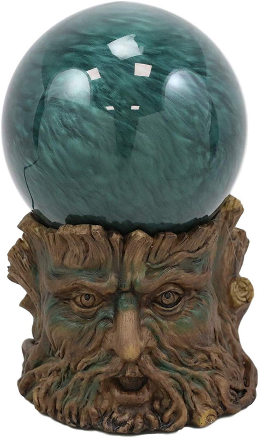 Ebros Greenman Sand Storm Ball Figurine Home Decor 6.25" Height Fantasy - Ebros Gift