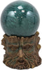 Ebros Greenman Sand Storm Ball Figurine Home Decor 6.25" Height Fantasy