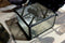 Gothic Silhouette Raven Glass Jewelry Box 4"W Haunted Crow On Tree Branch Box