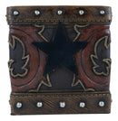 Rustic Western Lone Star Cowboy Country Bootcut Tissue Box Holder Cover Case