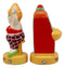 Casino Jackpot Lucky Winner Lady With Slot Machine Salt & Pepper Shakers Set