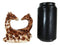 Zoo Safari Giraffe Lovers Ceramic Magnetic Salt Pepper Shakers Set Figurines