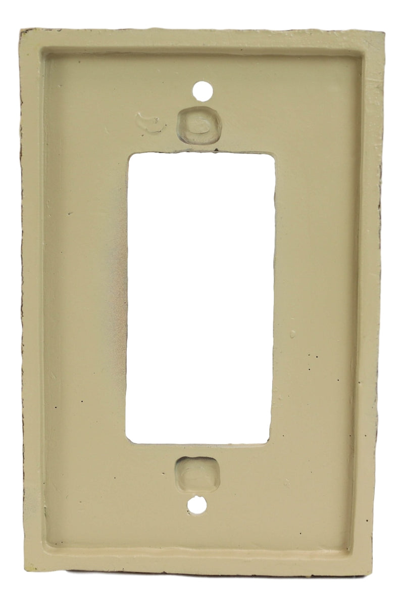 Set of 2 Western Horse And Pine Trees Silhouette Wall Single Rocker Switch Plate