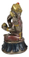 Small Hindu Ganesha Ganapati Hindu Elephant God Sitting On Drum Figurine