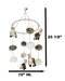 Fiona Walker England Handmade Organic Pretty Llama Nursery Mobile For Baby Room