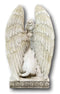 Ancient Greek Greco Roman Guardian Winged Lion Female Sphinx Resin Statue 8"H