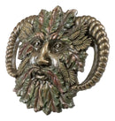 Ebtos Horned God Autumn Fall Season Greenman Spirit Wall Decor Plaque 7"Wide