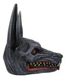 Ancient Egyptian Underworld Macabre Zombie Jackal God Anubis Skull Head Figurine