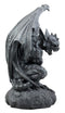 Ebros Warden Large Cathedral Guardian Crouching Winged Gargoyle Statue 12.5"H