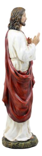 Sacred Heart of Jesus Statue 11" H Roman Catholic Christus Christ Figurine