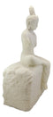 Ebros 24"H Large Armless Goddess of Compassion Kuan Yin Sitting On Mantra Rock Statue