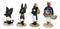 Ebros Gift Dollhouse Miniature Set of 4 Weegyptians Isis Bastet Anubis Sekhmet Egyptian Deities Figurine Collectible Set of 4