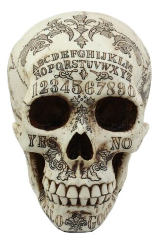 Ebros Paranormal Ouija Spirit Medium Skull Figurine Supernatural Occultist
