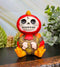 Ebros Furry Bones Pumpkin The Thanksgiving Turkey Gobbler Skeleton Figurine