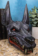 Ancient Egyptian Underworld Macabre Zombie Jackal God Anubis Skull Head Figurine