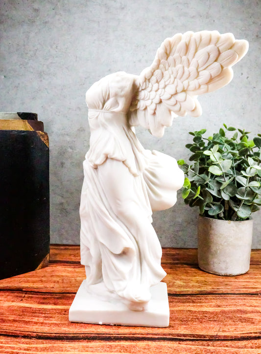 Ebros Large Winged Victory of Samothrace Statue 10.5" Tall Roman Greek Goddess - Ebros Gift